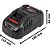 Kit com 2 baterias de íons de lítio (GBA 18V 4 Ah) e 1 carregador rápido GAL 1880 1 600 A01 5TC BOSCH - Imagem 5