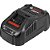 Kit com 2 baterias de íons de lítio (GBA 18V 4 Ah) e 1 carregador rápido GAL 1880 1 600 A01 5TC BOSCH - Imagem 7