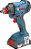 Chave de impacto bateria 18V encaixe de 1/2" GDX 180-LI BOSCH - Imagem 1