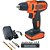 Parafusadeira/furadeira 3/8" a bateria 12V 0 - 900/min (rpm) carregador bivolt com caixa plástica e 13 acessórios LC12SC-BR BLACK+DECKER - Imagem 2