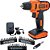 Parafusadeira/furadeira 3/8" a bateria 12V 0 - 900/min (rpm) carregador bivolt com maleta e 31 acessórios LC12SC-BR BLACK+DECKER - Imagem 4