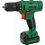 Parafusadeira/furadeira a bateria 12V fonte bivolt automática PFD 120 DWT - Imagem 10