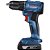 Parafusadeira/furadeira a bateria 18V - 2.0 ah carregador bivolt automático com 2 baterias GSR 185-LI BOSCH - Imagem 2