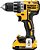 Parafusadeira/furadeira a bateria 20V carregador 220V DCD791D2-B2 DEWALT - Imagem 2