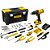 Parafusadeira/furadeira a bateria de impacto 20V MAX com 119 acessórios SCD711C1H-BR STANLEY - Imagem 5