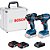 Parafusadeira/furadeira de impacto + chave de impacto (GSB 185-LI + GDR 18V-200) com maleta de alumínio 0615A0025X BOSCH - Imagem 2