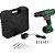 Parafusadeira/furadeira de impacto a bateria 12V fonte bivolt automática PFD 120I DWT - Imagem 6