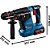 Martelete perfurador/rompedor a bateria SDS Plus 18V GBH 187-LI 06119211E0 BOSCH - Imagem 4