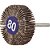 Roda de lixa para microrretífica 32mm x 9,5mm G80 VONDER - Imagem 1