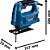 Serra tico-tico 500W 220V GST 680 BOSCH - Imagem 4