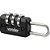 Cadeado com segredo preto 20mm VONDER - Imagem 6