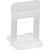 Espaçador nivelador para pisos cerâmicos e porcelanatos Slim 2mm pacote com 100 peças 61536 CORTAG - Imagem 1