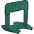 Espaçador nivelador para pisos verde Eco 2mm pacote com 50 peças 61338 CORTAG - Imagem 1