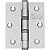Dobradiça 3.1/2" com anel rolamento cromada 93843 SILVANA - Imagem 2