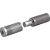 Gonzo polido de 1/2" com furo VONDER - 12 unidades - Imagem 1