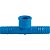 Tê com rosca interna para mangueira 1.1/2" polipropileno azul T55ZN REBOUÇAS - 10 unidades - Imagem 1