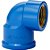 Joelho 90° azul com bucha de latão 32mm x 3/4" 500 KRONA - 10 unidades - Imagem 1