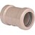 Luva de correr para tubo soldável 50mm com anéis de borracha para vedação 20103005 PLASTILIT - 8 unidades - Imagem 1