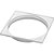 Porta-grelha quadrado branco n°61 DN 150 947 KRONA - 12 unidades - Imagem 1