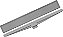 Ralo linear invisível modelo seco cinza 50cm 20102127 PLASTILIT - Imagem 1