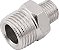 Adaptador/niple de redução rosca 1/2" macho x 1/4" macho VONDER - Imagem 3