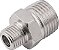 Adaptador/niple de redução rosca 1/2" macho x 1/4" macho pacote com 20 unidades VONDER - Imagem 1