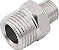 Adaptador/niple de redução rosca 1/2" macho x 1/4" macho pacote com 20 unidades VONDER - Imagem 3