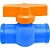 Registro de esfera em PVC soldável 25mm RZ02 REBOUÇAS - 10 unidades - Imagem 1