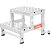Escada banqueta industrial 2 degraus BI 401 ALULEV - Imagem 2