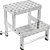 Escada banqueta industrial 2 degraus BI 501 ALULEV - Imagem 3