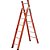 Escada multifuncional em fibra de vidro tesoura e singela 6 x 12 degraus 2,13m x 3,85m TSH 6-12 COGUMELO - Imagem 1