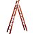 Escada multifuncional em fibra de vidro tesoura e singela 8 x 16 degraus 2,67m x 5,05m TSH 8-16 COGUMELO - Imagem 1