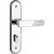 Fechadura externa espelho em aço inox modelo 1801/21 STAM - Imagem 2