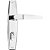 Fechadura para porta externa Silvana 1000 40mm cromado 91556 SILVANA - Imagem 1