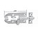 Fecho redondo 3" 76,2mm zincado VONDER - 12 unidades - Imagem 2