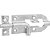 Fecho redondo 3" 76,2mm zincado VONDER - 12 unidades - Imagem 3