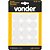 Feltro autoadesivo branco redondo 28mm VONDER - Imagem 2