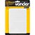 Feltro autoadesivo branco retangular 95mm x 68mm VONDER - Imagem 2