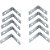 Cantoneira para cortina 3cm x 3cm zincada pacote com 10 peças VONDER - Imagem 4