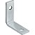 Cantoneira para cortina 3cm x 3cm zincada pacote com 10 peças VONDER - Imagem 3