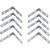 Cantoneira para cortina 4cm x 4cm zincada pacote com 10 peças VONDER - Imagem 4