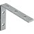 Cantoneira para cortina 5cm x 7cm zincada com 4 peças VONDER - Imagem 1
