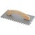 Desempenadeira de aço dentada 250mm x 120mm NOVE54 - Imagem 2