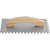 Desempenadeira de aço dentada 250mm x 120mm NOVE54 - Imagem 4