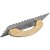 Desempenadeira de aço dentada 250mm x 120mm NOVE54 - Imagem 5