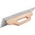 Desempenadeira de aço dentada 390mm x 120mm NOVE54 - Imagem 5