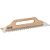 Desempenadeira de aço dentada com cabo de madeira 120mm x 480mm VONDER - Imagem 1