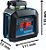 Nível a laser de 2 linhas verdes 10m (raio) precisão ± 0,4 mm/m com tripé e bolsa GLL 2-20g 0 601 065 001 BOSCH - Imagem 4