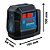 Nível a laser 2 linhas vermelhas 12 metros GLL 12-22 BOSCH - Imagem 2