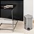 Lixeira redonda 12 litros inox cinza VONDER - Imagem 11
